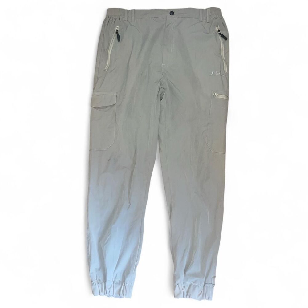 Clothin Men’s Tan Hiking Cargo Joggers SZ M Outdoors Camping